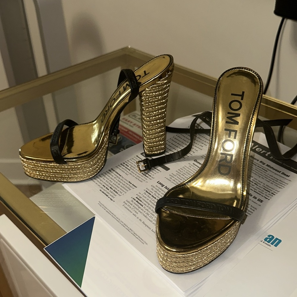 Tom Ford Logo Embossed Platform - image 2
